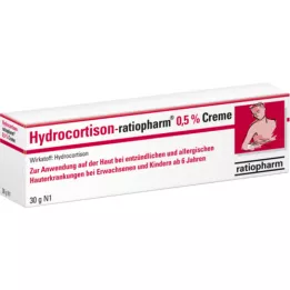 Hidrocortisonaratiopharm 0.5% de crema, 30 g