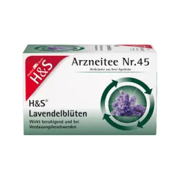 Bolsas de filtro de flores de lavanda H&amp;S, 20 x 1,0 g