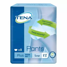 TENA PANTS más L Confiofit Pants desechables, 8 pz