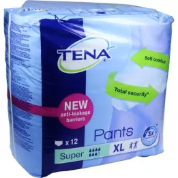 TENA PANTS Super XL Pantalones desechables de Confiofit, 12 pz