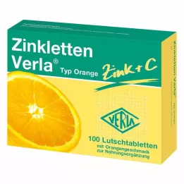 ZINKLETTEN Pastillas de naranja Verla, 100 uds