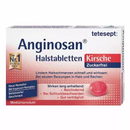 TETESEPT Pastillas para la garganta Anginosan sin azúcar sabor cereza, 20 uds