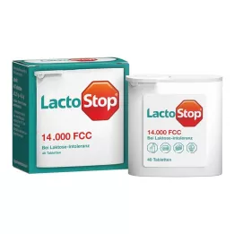 LACTOSTOP 14.000 FCC Dispensador de tabletas, 40 uds