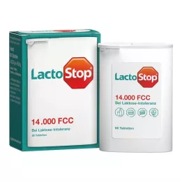 LACTOSTOP 14.000 FCC Dispensador de tabletas, 80 uds