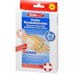 WUNDNAHTSTREIFEN 6,4 x 102 mm, 2 x 5 piezas