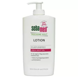 SEBAMED Loción para pieles secas sin perfume con urea al 5 %, 400 ml