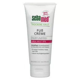 SEBAMED Crema para pies sin perfume para pieles secas con urea al 10 %, 100 ml