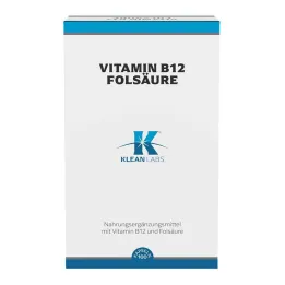 Cápsulas de vitamina B12 + ácido fólico, 100 piezas