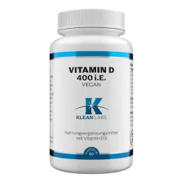 Cápsulas de vitamina D 400 UI, 60 piezas