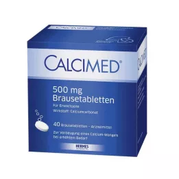 CALCIMED Comprimidos efervescentes de 500 mg, 40 uds