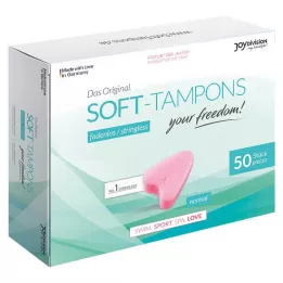 SOFT TAMPONS normal, 50 piezas