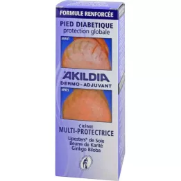 AKILDIA Crema protectora para pies para diabéticos, 75 ml