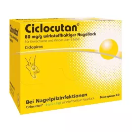 CICLOCUTAN 80 mg/g de ingrediente activo esmalte de uñas, 6 g