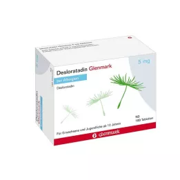 DESLORATADIN Comprimidos de Glenmark 5 mg, 100 uds
