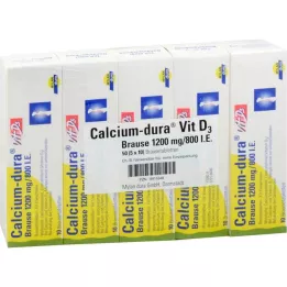 CALCIUM DURA Bráusula VIT D3 1200 mg/800, es decir, 50 pz