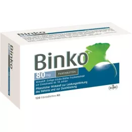 BINKO 80 mg de tabletas recubiertas de película, 120 pz