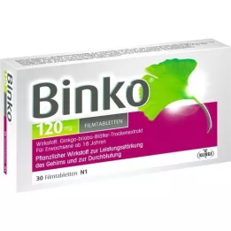 BINKO Tabletas recubiertas de película de 120 mg, 30 pz