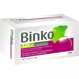 BINKO Tabletas recubiertas de película de 120 mg, 120 pz