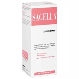 SAGELLA Loción de lavado íntimo poligyn para mujeres mayores de 50 años, 250 ml