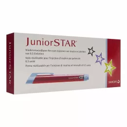 JUNIORSTAR Dispositivo de inyección rojo, 1 ud