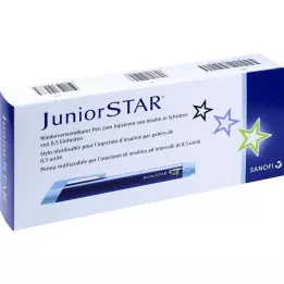 JUNIORSTAR Dispositivo de inyección azul, 1 ud