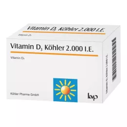 VITAMIN D3 KÖHLER Cápsulas de 2000 UI, 120 uds