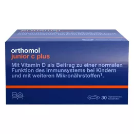 ORTHOMOL Tabletas masticables Junior C plus mandarina/naranja, 30 uds