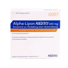 ALPHA LIPON Aristo 600 mg concentrado para solución para perfusión, 5x24 ml