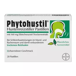 PHYTOHUSTIL Pastillas antitusivas, 20 uds
