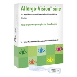 ALLERGO-VISION seno 0,25 mg/ml AT en envase monodosis, 10X0,4 ml