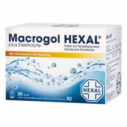 MACROGOL HEXAL más electrolitos Plv.z.H.e.L.z.E., 30 uds