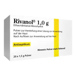 Rivanol 1,0 g de polvo, 20 piezas