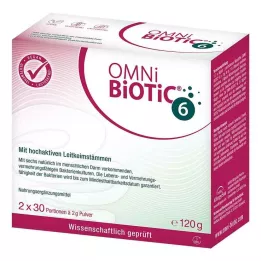 OMNI Paquete doble de polvo BiOTiC 6, 2 x 60 g