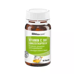 SOVITA CARE Vitamina C 300 cápsulas de acción prolongada, 90 uds
