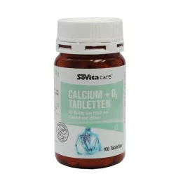 Sovita Cuidado Calcio + D3 Tablets, 100 pz