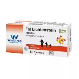 FOL Comprimidos de Lichtenstein de 5 mg, 50 uds