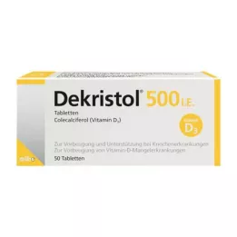 DEKRISTOL Comprimidos de 500 UI, 50 uds