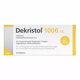 DEKRISTOL Comprimidos de 1.000 UI, 50 uds