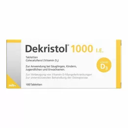 DEKRISTOL Comprimidos de 1000 UI, 100 uds