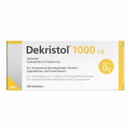 DEKRISTOL Comprimidos de 1000 UI, 200 uds