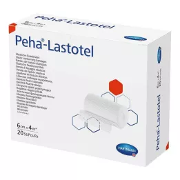 PEHA-LASTOTEL Venda de fijación 6 cm x 4 m, 20 uds