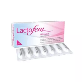 LACTOFEM Supositorios vaginales de ácido láctico, 14 uds