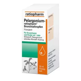 PELARGONIUM-RATIOPHARM Gotas bronquiales, 20 ml