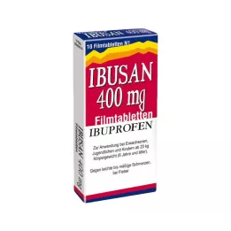 IBUSAN Tabletas recubiertas de película de 400 mg, 10 pz