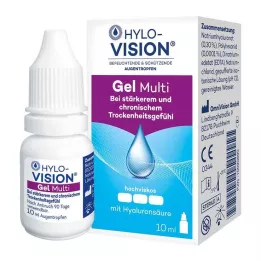 HYLO-VISION Gotas multiusos en gel, 10 ml