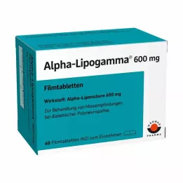 ALPHA-LIPOGAMMA Comprimidos recubiertos con película de 600 mg, 60 uds