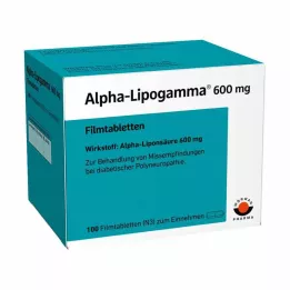 ALPHA-LIPOGAMMA Comprimidos recubiertos con película de 600 mg, 100 uds
