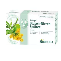 SIDROGA Bolsas de filtro de té para enjuagar la vejiga y los riñones, 20 x 2,0 g