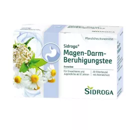 SIDROGA Bolsas de filtro de té calmante gastrointestinal, 20 x 2,0 g