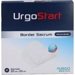 URGOSTART Apósito de espuma para heridas Border Sacrum de 20 x 20 cm, 5 uds